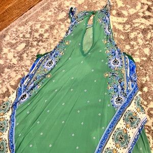 Intimately free people green beach coverup